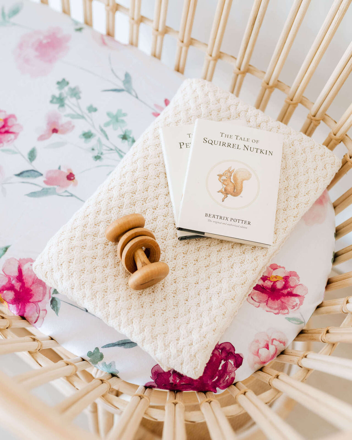 Wanderlust Floral Bassinet Sheet / Change Pad Cover