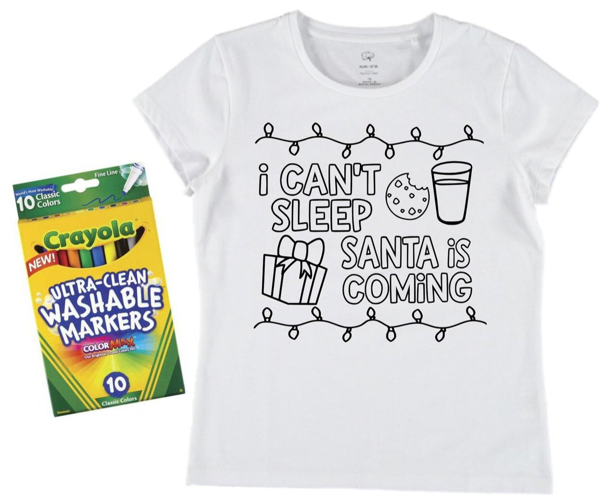 Santa is Coming + Washable Markers