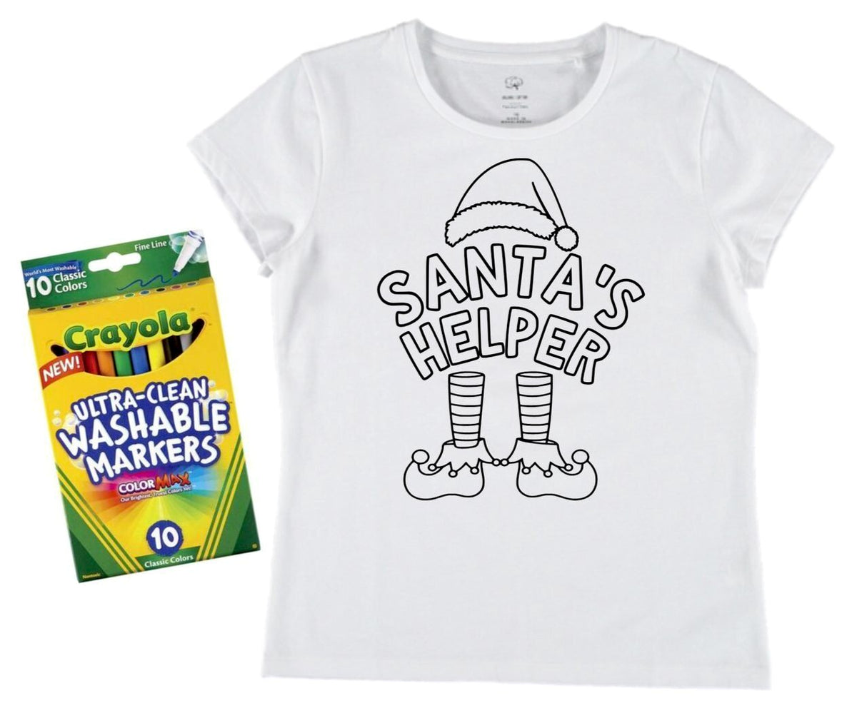 Santa's Helper + Washable Markers