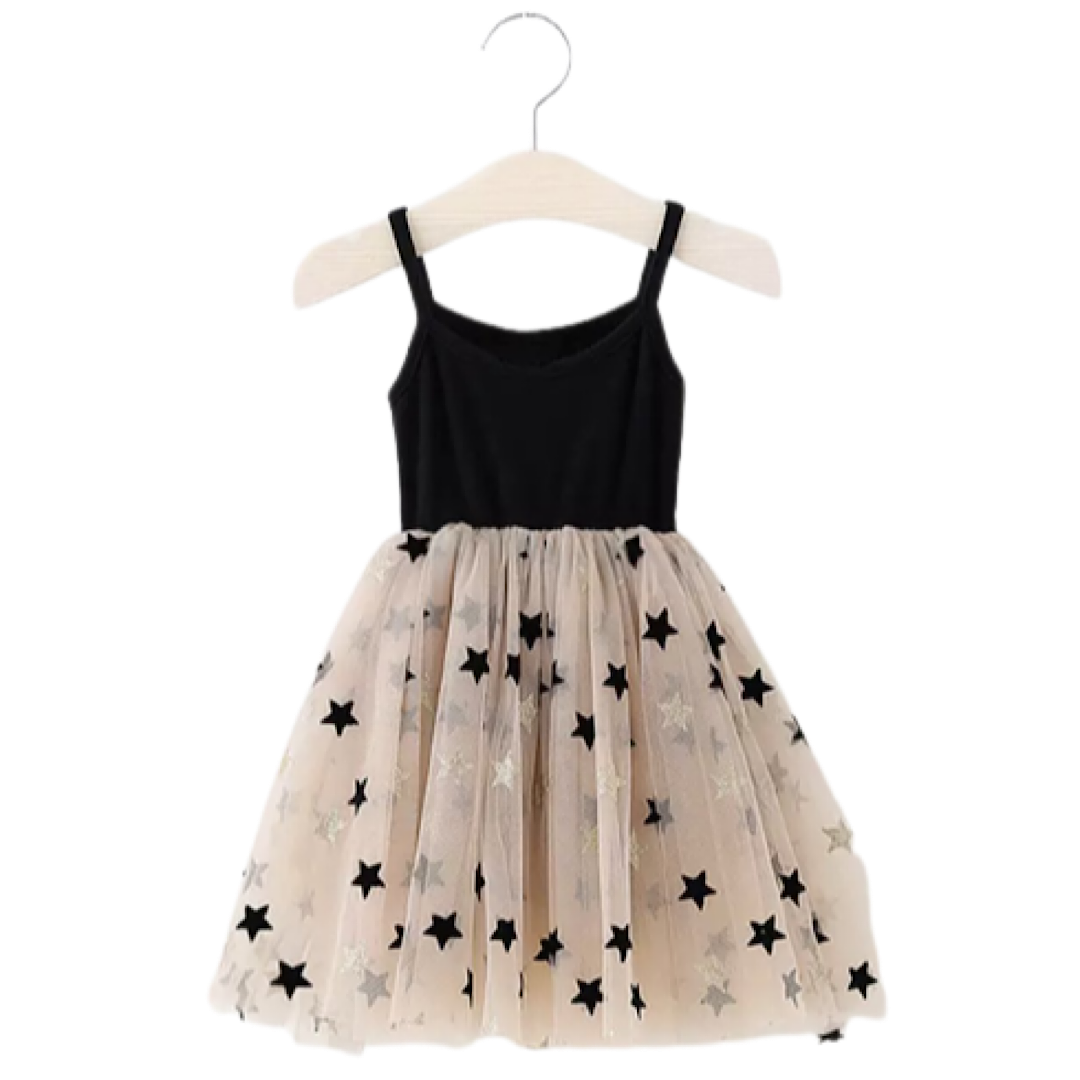 Simple Stary Night Tulle Dress