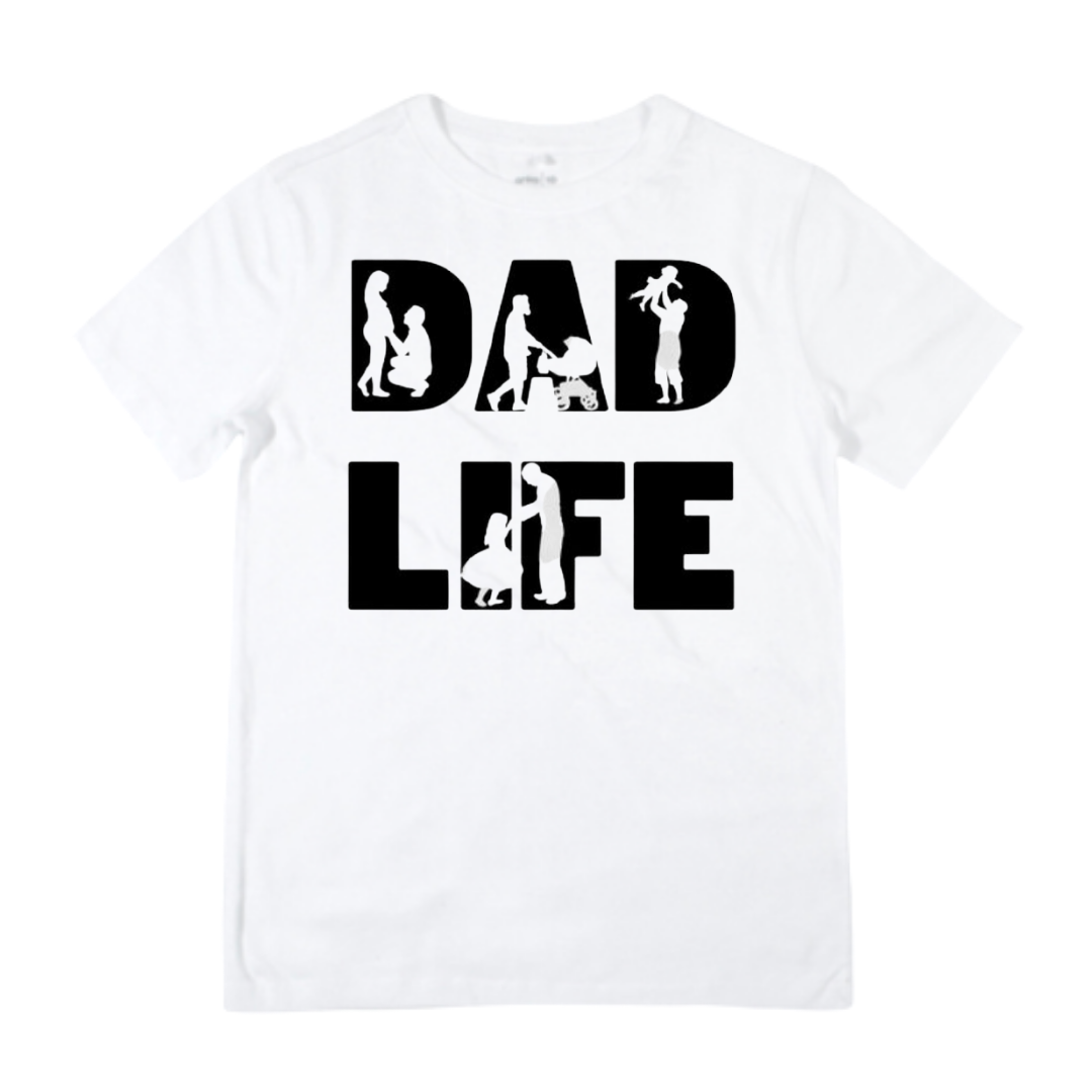 Dad Life Shirt - White