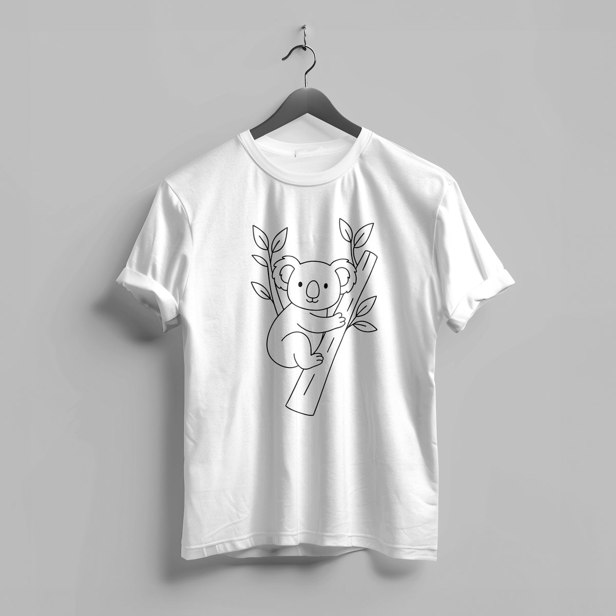 Colouring-In T-Shirt for Kids – Koala + Markers | Lullaby Lane
