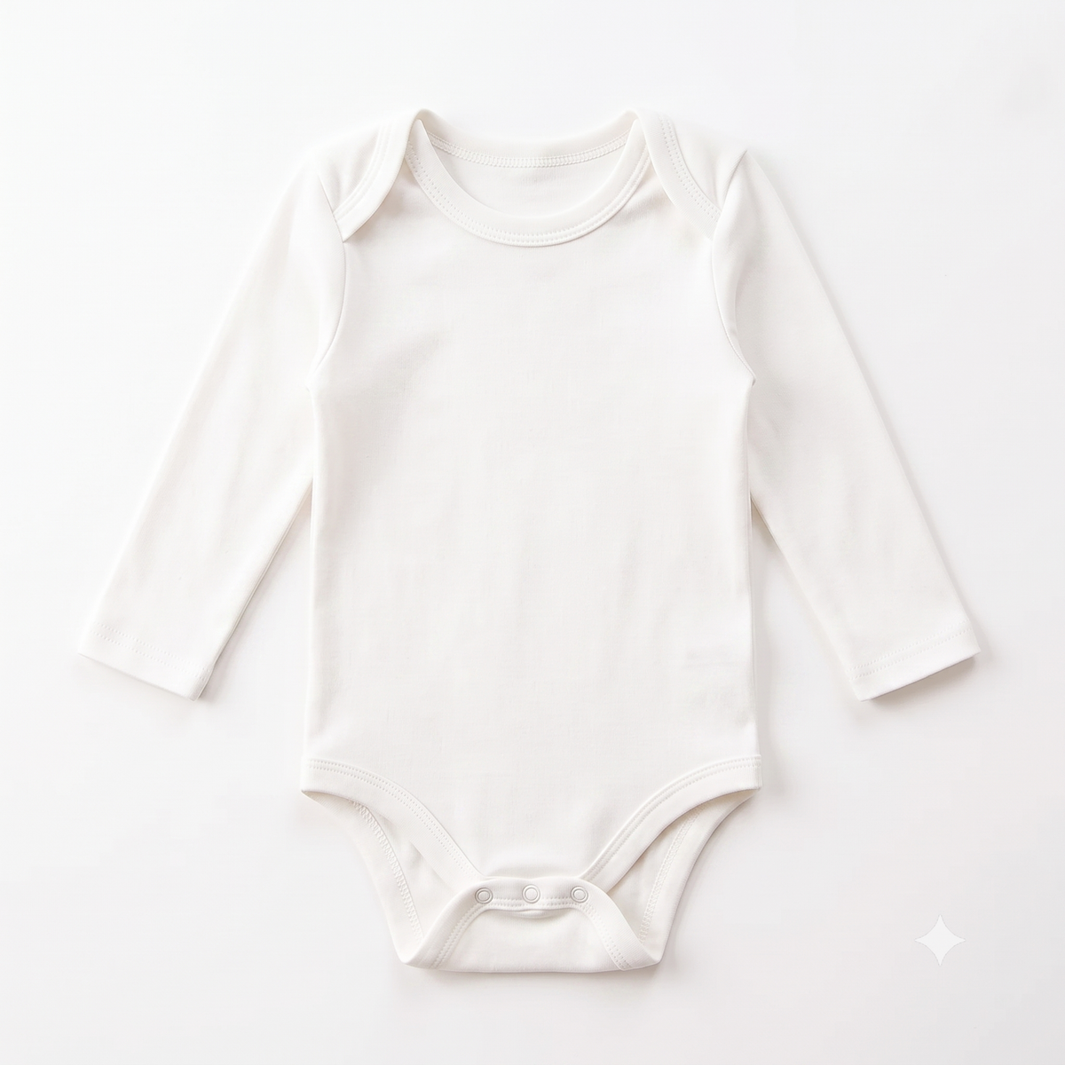 Baby Grows – Long Sleeve – White