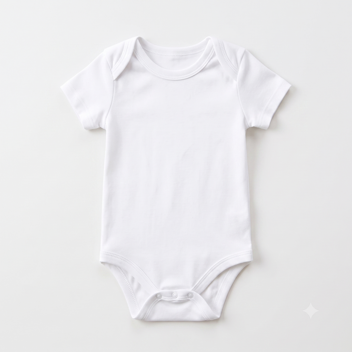 Baby Grows – Short Sleeve – White