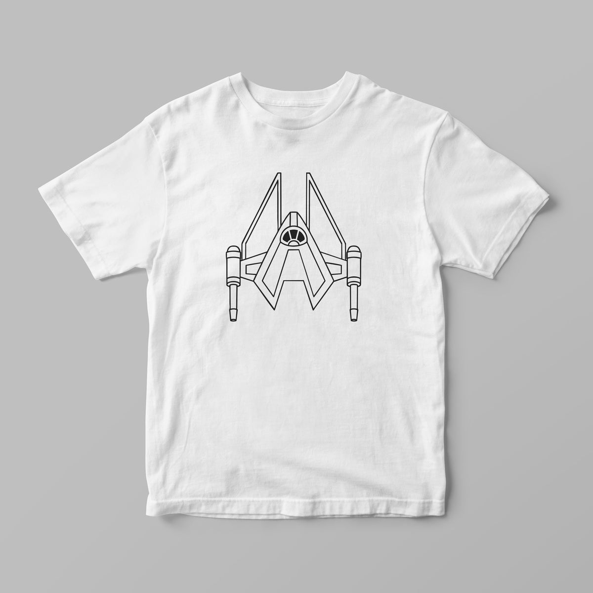 Colouring-In T-Shirt for Kids – Bad Spaceship + Markers | Lullaby Lane