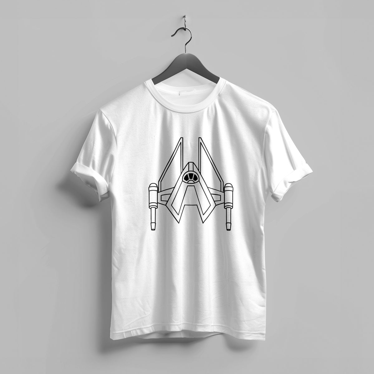 Colouring-In T-Shirt for Kids – Bad Spaceship + Markers | Lullaby Lane