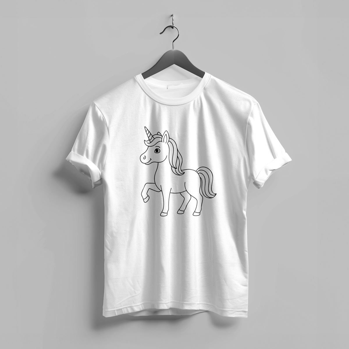 Colouring-In T-Shirt for Kids – Unicorn + Markers | Lullaby Lane