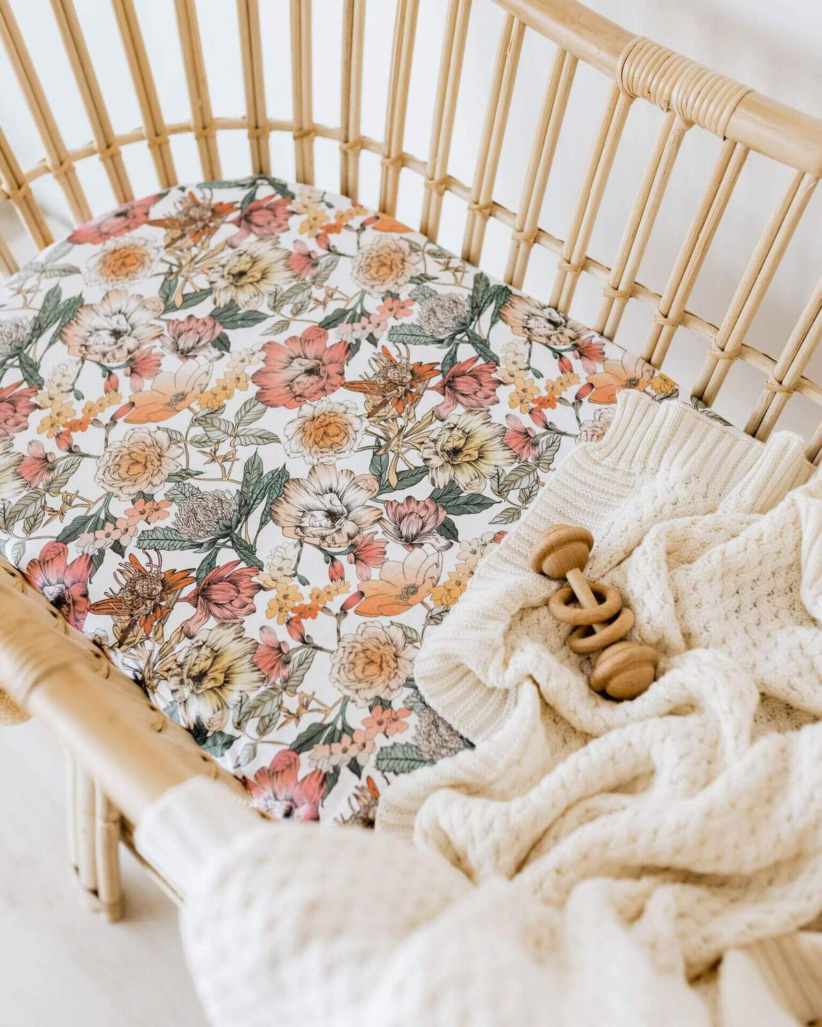 Australiana Bassinet Sheet / Change Pad Cover