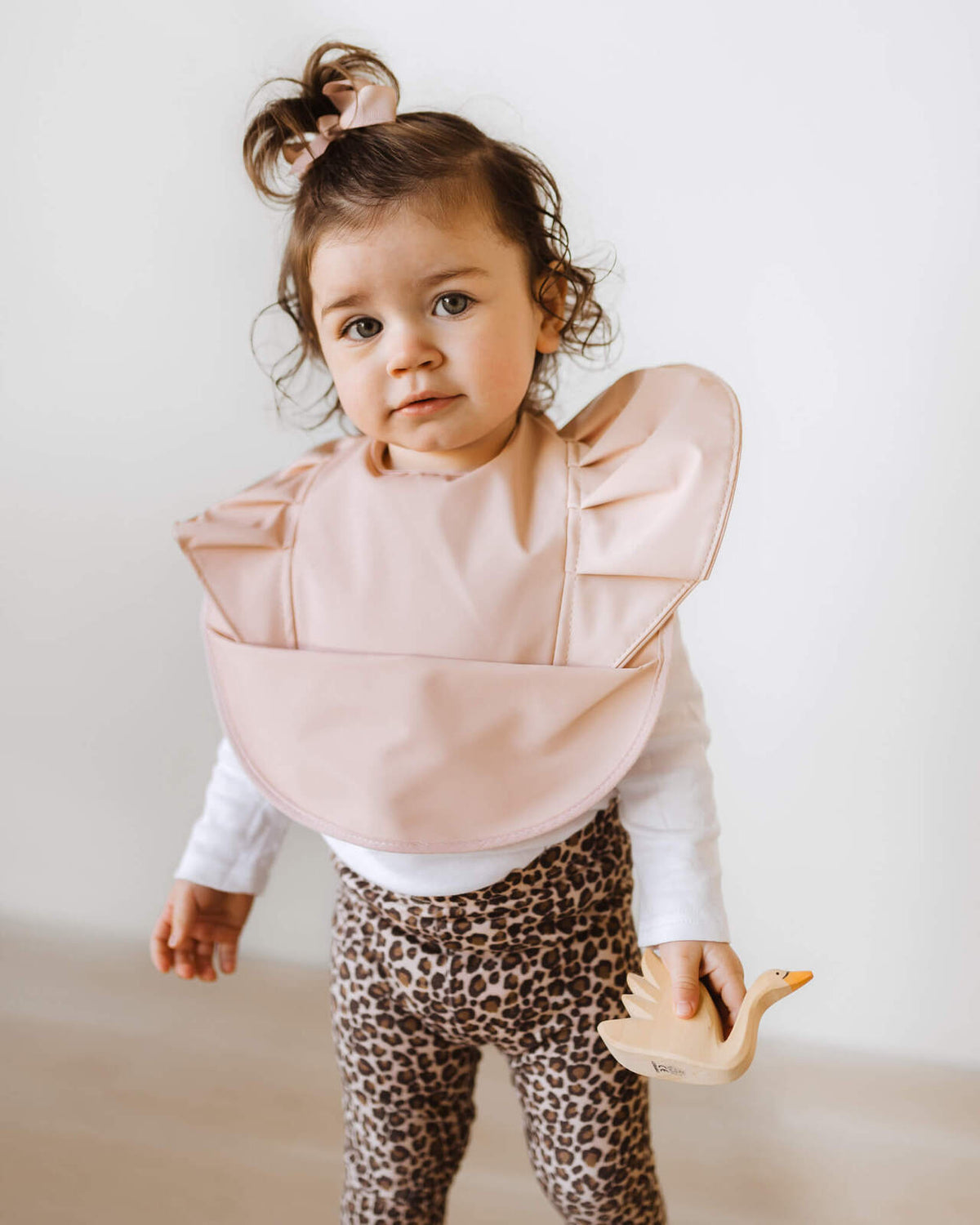 Nude Snuggle Bib Waterproof