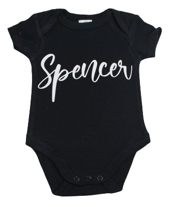 Cursive Font Personalised Bodysuit