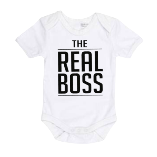 The Boss & The Real Boss - Matching Shirts - White