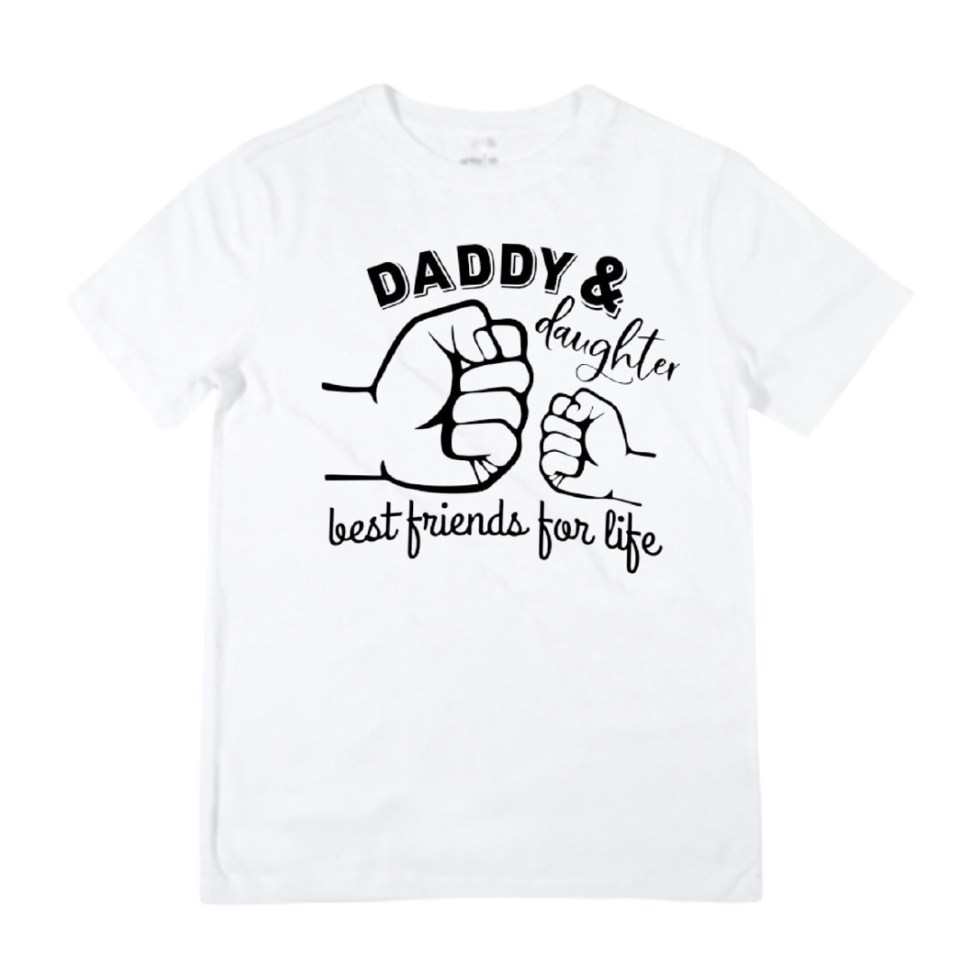 Daddy & Daughter - Matching Shirts - White