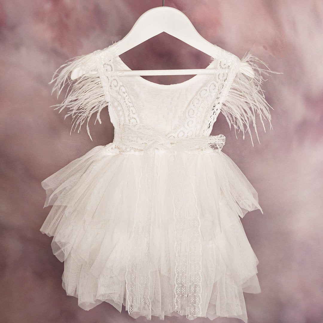 White Princess Tulle Dress