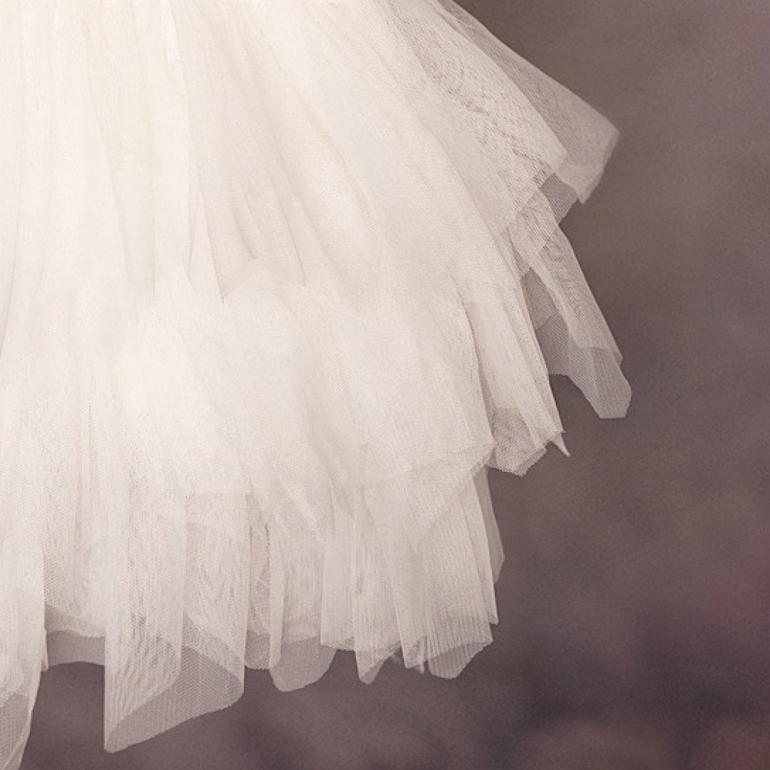 White Princess Tulle Dress