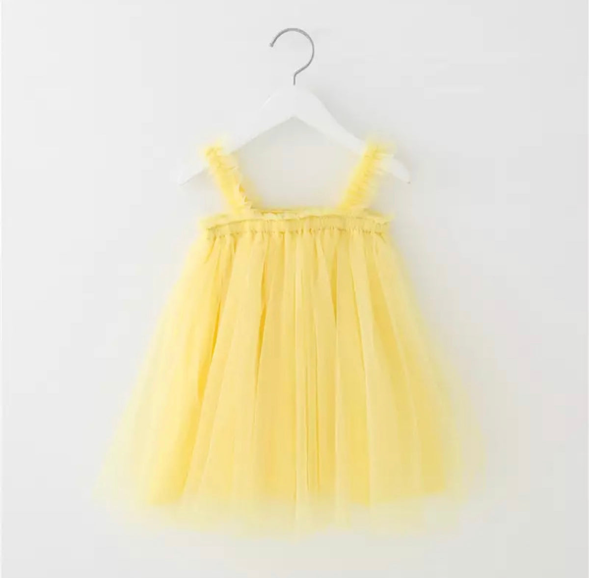 Tulle Dreams Dress in Lemon Yellow