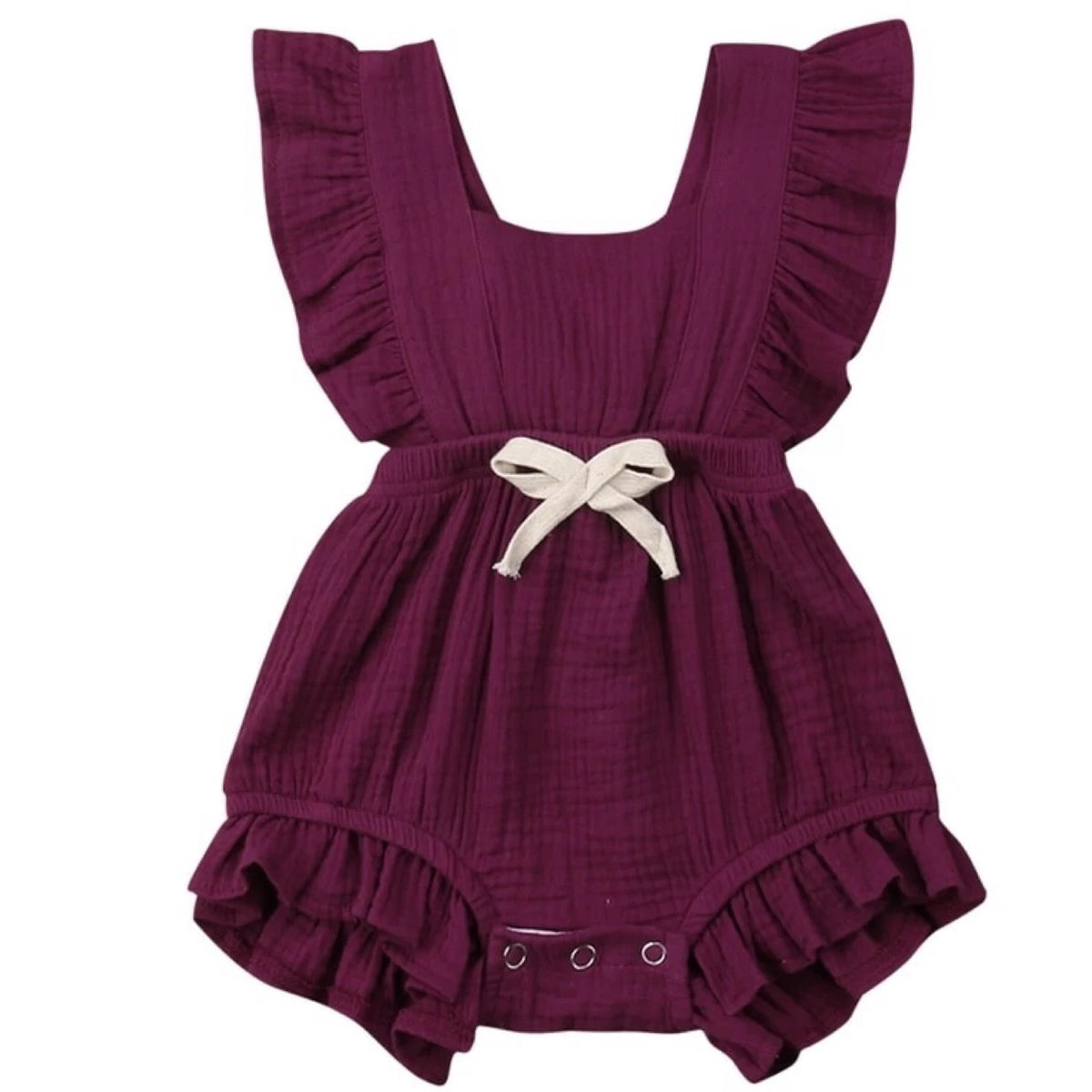 Clarissa Romper Burgandy