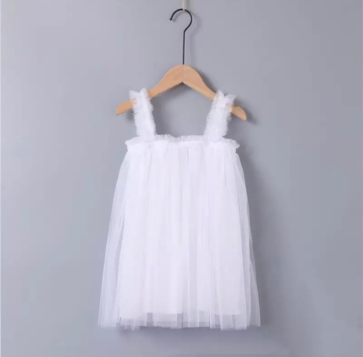Tulle Dreams Dress in Pure White