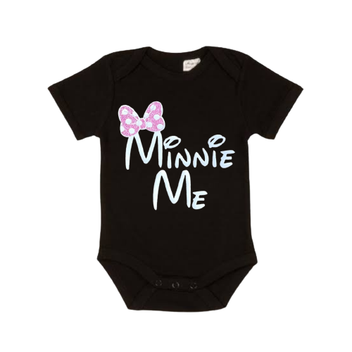 Minnie Me Matching Shirts - Glitter Pink