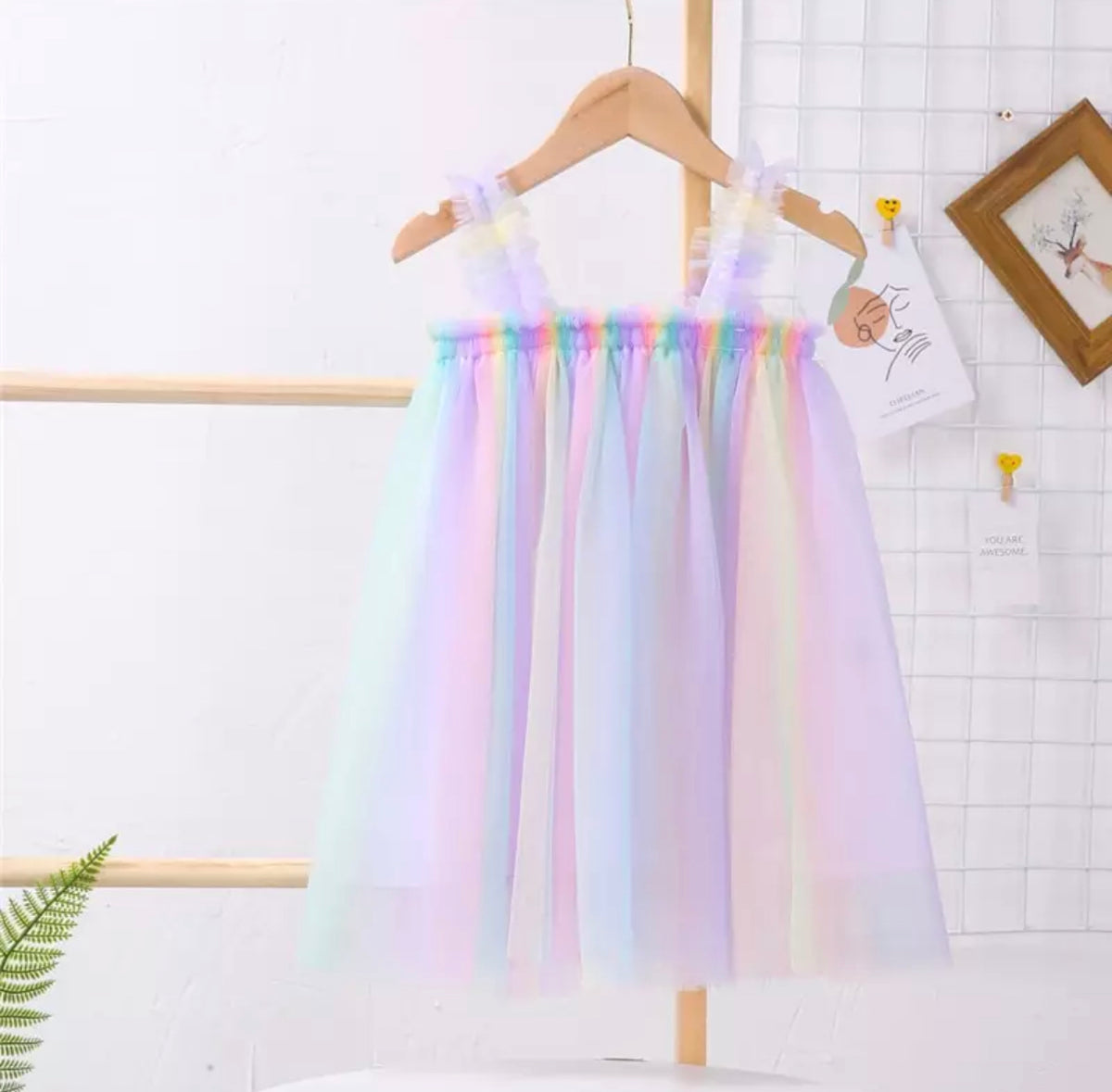 Tulle Dreams Dress in Light Pastel