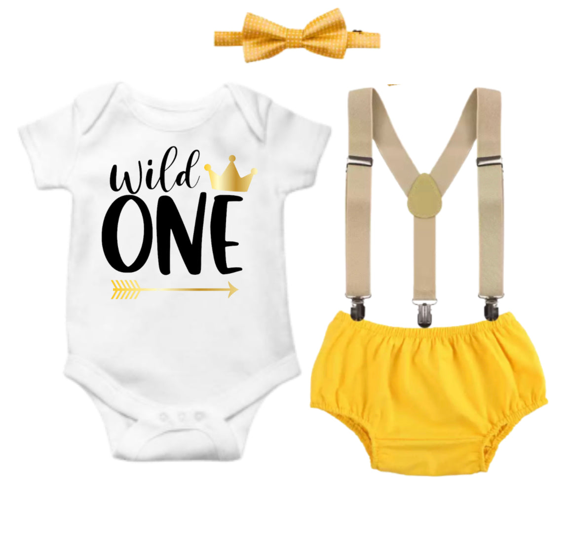 Wild ONE Boys First Birthday Set - Lullaby Lane Designs