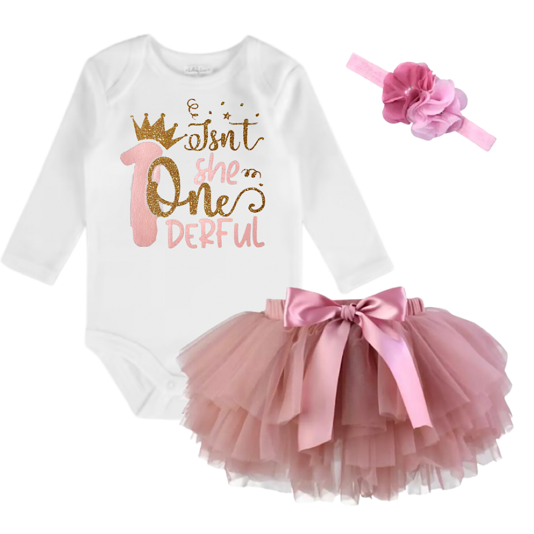 Isn’t She Onederful First Birthday Set - Lullaby Lane Designs