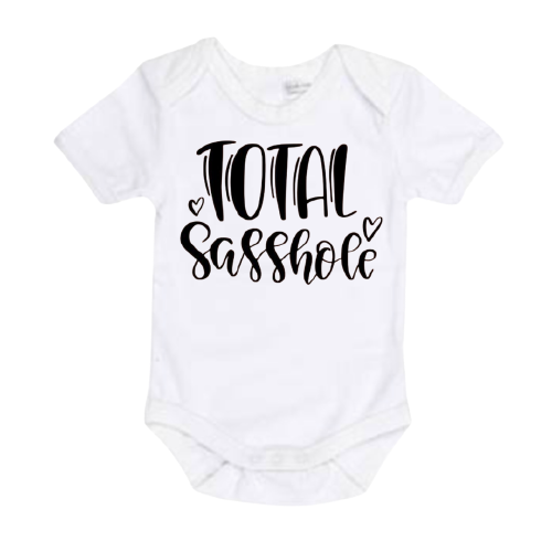 Total Sasshole Shirt / Bodysuit - White