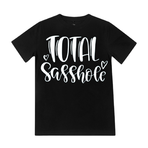 Total Sasshole Shirt / Bodysuit - Black