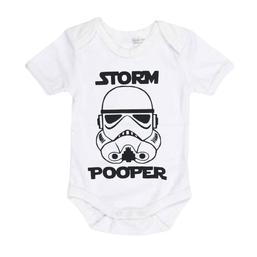 Storm Pooper Bodysuit - White