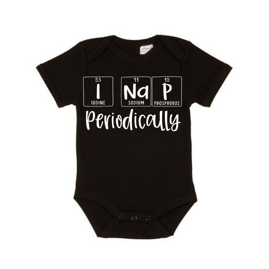 Periodic Table Bodysuit - Black