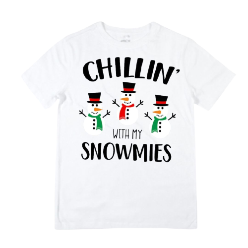 Chillin With My Snowmies Shirt🎄 Lullaby Lane Design