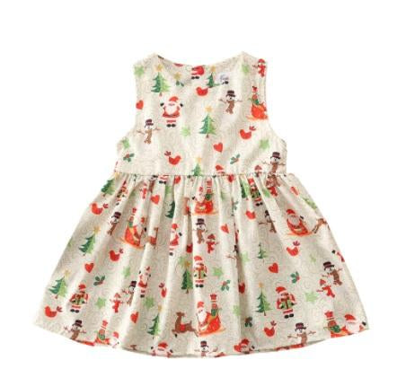 Santa Fun Christmas Big Kids Dress