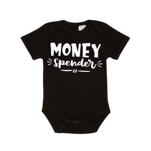 Money Maker / Money Spender - Matching Shirts - Black