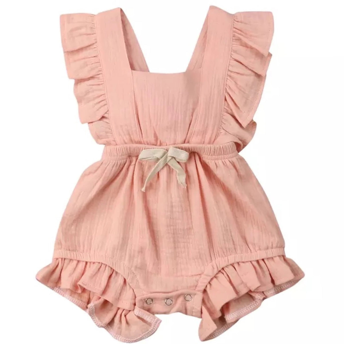 Clarissa Romper Peach