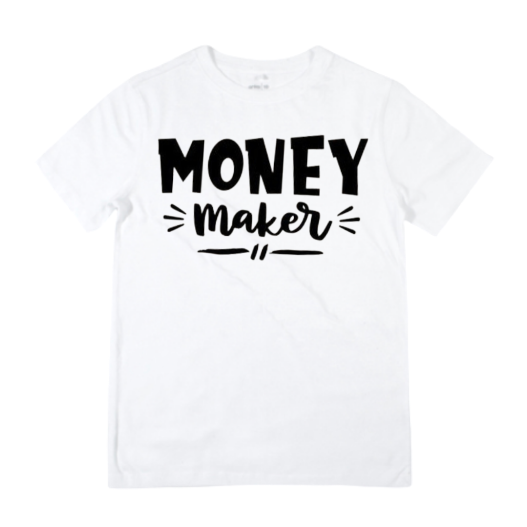 Money Maker / Money Spender - Matching Shirts - White