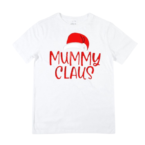 Red & White Claus Matching Shirt Range - 🎄 Lullaby Lane Design