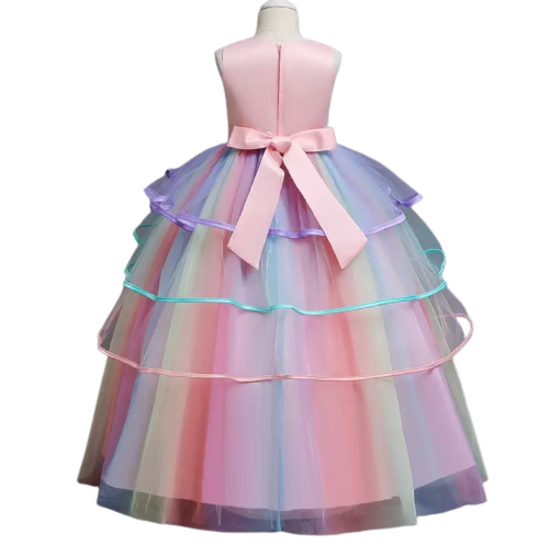 Dark Pastel Unicorn Tulle Dress + Unicorn Headband