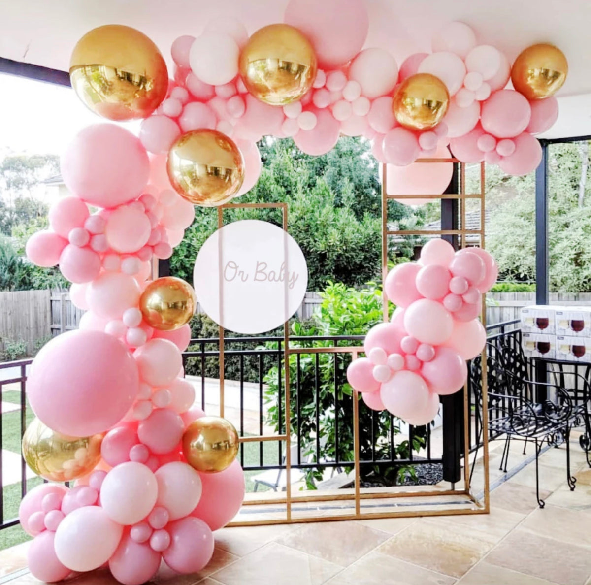 Pink & Gold Dreams Balloon Garland Kit