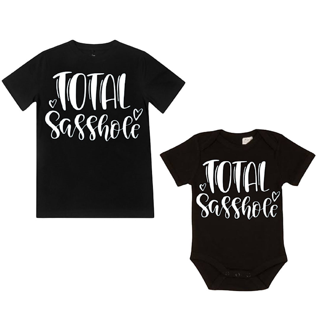 Total Sasshole Shirt / Bodysuit - Black