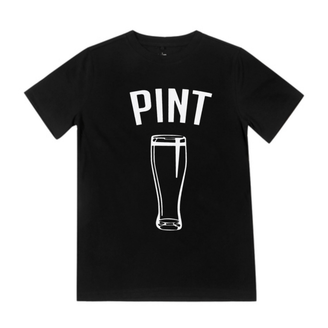 Pint & Half Pint - Matching Shirts - Black