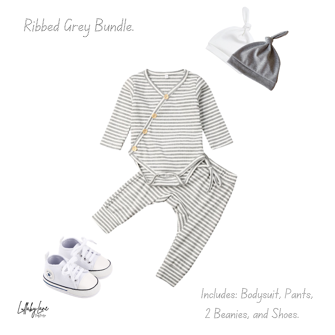 Ribbed Grey Bundle