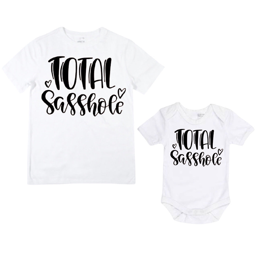 Total Sasshole Shirt / Bodysuit - White
