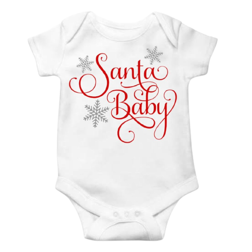 Santa Baby Bodysuit 🎄 Lullaby Lane Design