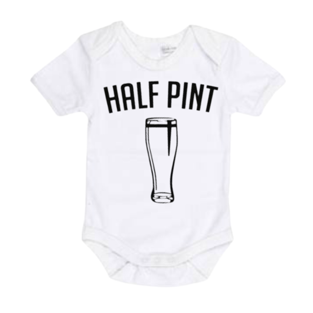 Pint & Half Pint - Matching Shirts - White