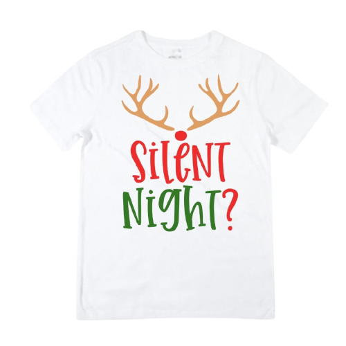 Silent Night? Yeah Right! Matching Shirt Range - 🎄 Lullaby Lane Design