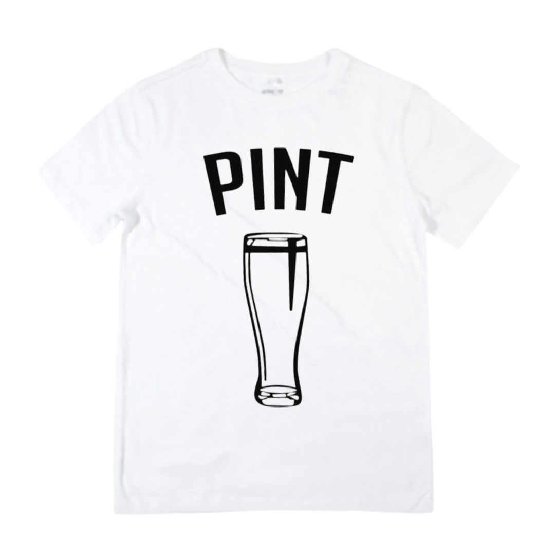 Pint & Half Pint - Matching Shirts - White