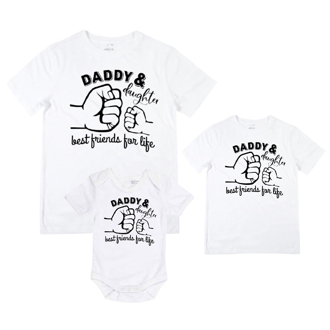 Daddy & Daughter - Matching Shirts - White