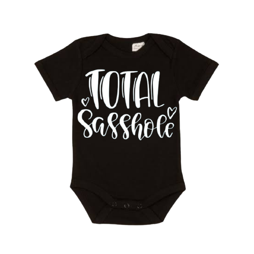Total Sasshole Shirt / Bodysuit - Black