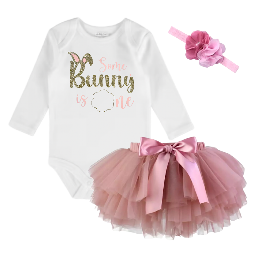 Some Bunny is One First Birthday Set - Lullaby Lane Designs