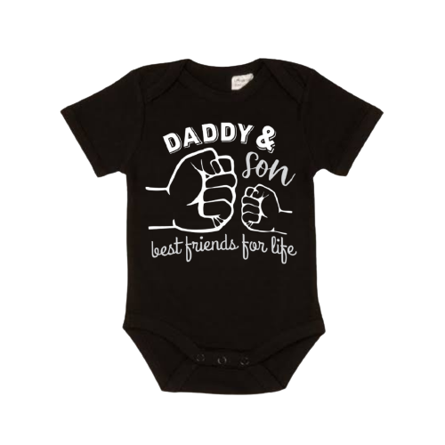 Daddy & Son - Matching Shirts - Black
