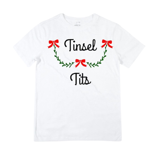 Tinsel Tits & Jingle Balls Shirt - 🎄 Lullaby Lane Design